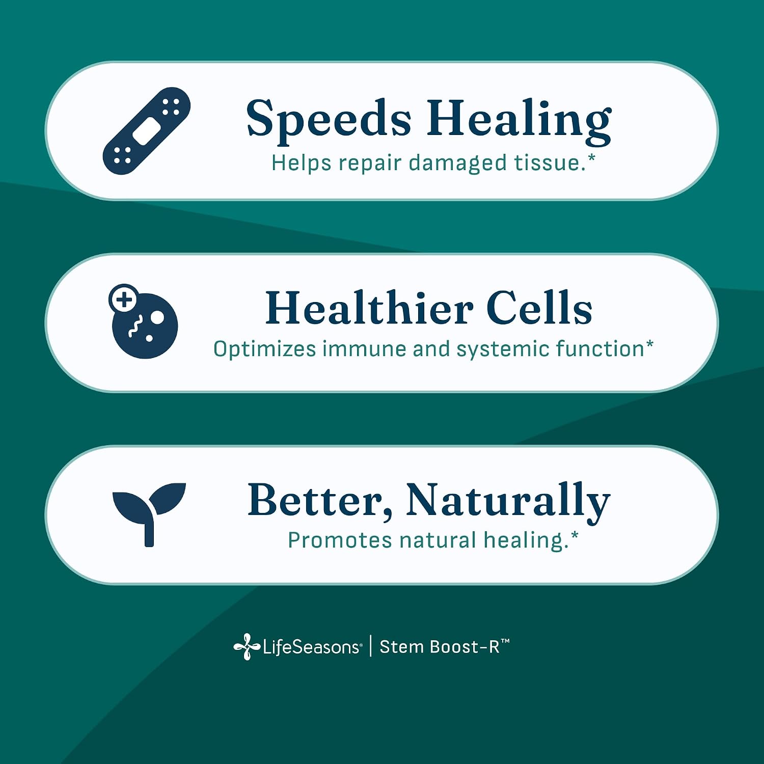 LifeSeasons Stem Boost-R - Apoyo a Células Madre con Antioxidantes - 120 Cápsulas