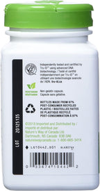 Nature's Way Slippery Elm Bark, 1.600 mg por dosis, 200 Cápsulas Vegetarianas (2 Paquetes de 100)