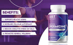 Just Potent Espermidina de Alta Pureza (99%) - 120 Cápsulas, 10 mg por Cápsula