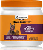 ThunderBites Calm + Probiotics para Perros - Masticables Suaves con Probióticos, Prebióticos y Postbióticos + Apoyo para el Estrés Diario, 90 unidades