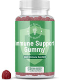 Immune Boosters for Adults - Gominolas Veganas de Defensas con Vitaminas C y D, Zinc, Magnesio, Probióticos - Suplemento Inmunológico con Saúco, Cúrcuma, Equinácea, 60 Unidades