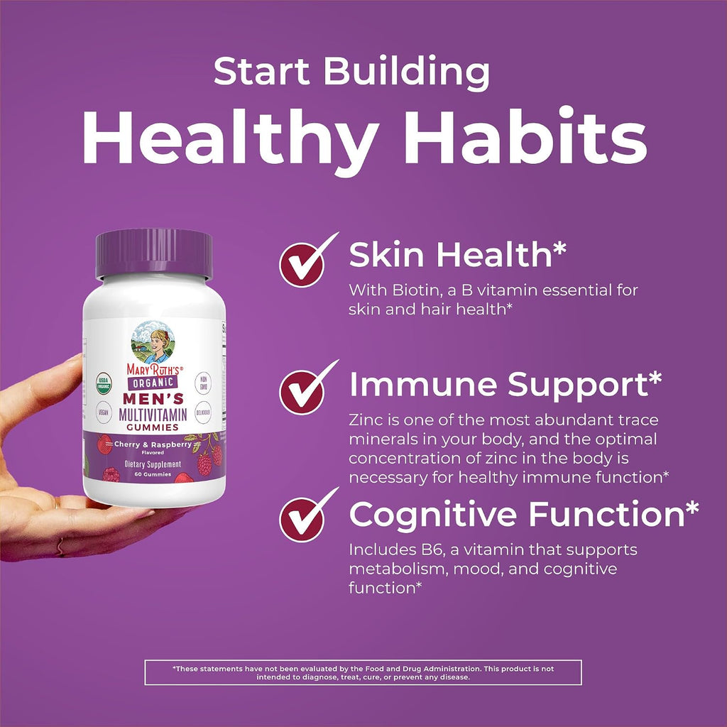 MaryRuth's Organics Multivitamínico para Hombres en Gominolas – 60 Gominolas