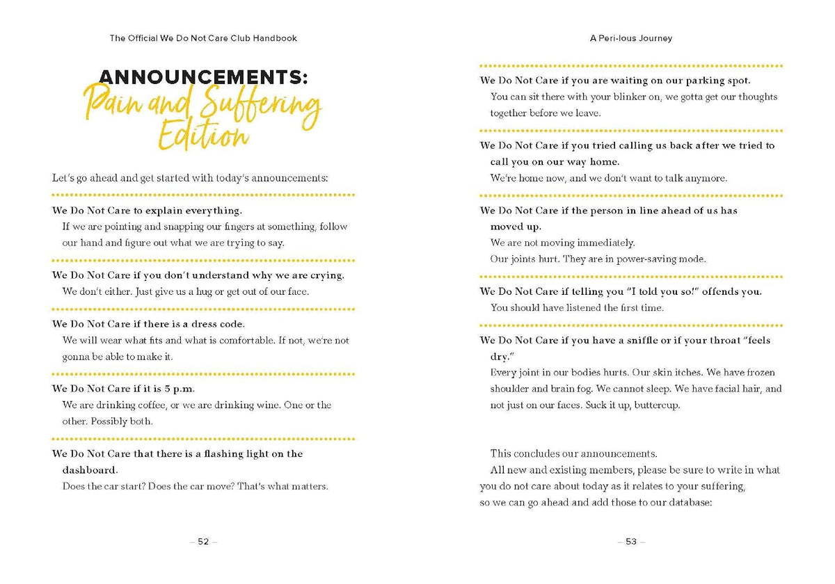 The Official We Do Not Care Club Handbook: A Hot-Mess Guide for Women in Perimenopause, Menopause, and Beyond Who Are Over It – Image 5