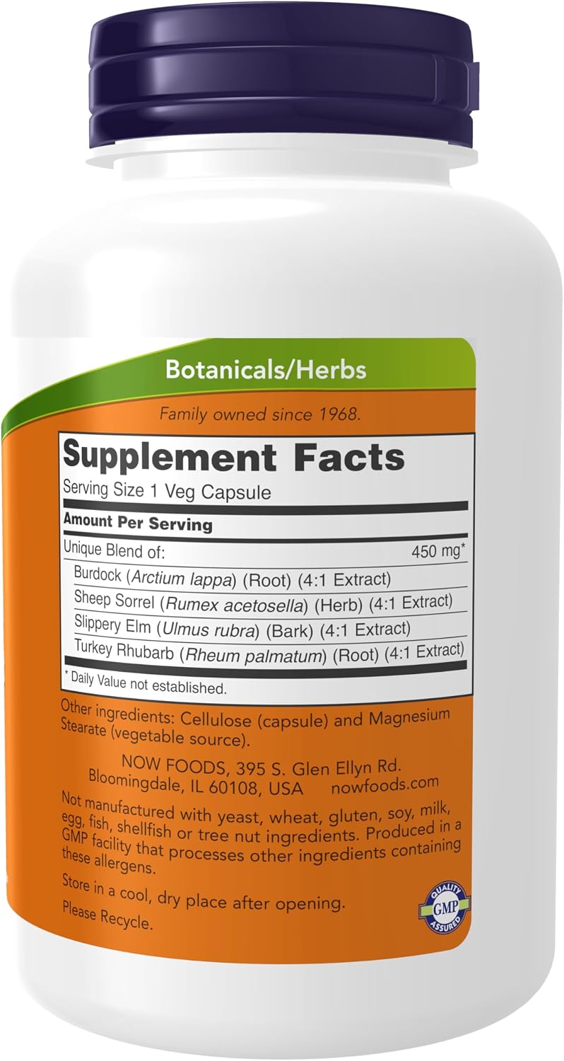 Extracto Herbal Ojibwa 450 mg, 180 Cápsulas Veganas – NOW Foods