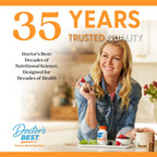 Doctor's Best Natural Vitamin K2 MK7 con MenaQ7, 45 mcg, 60 Cápsulas Veganas