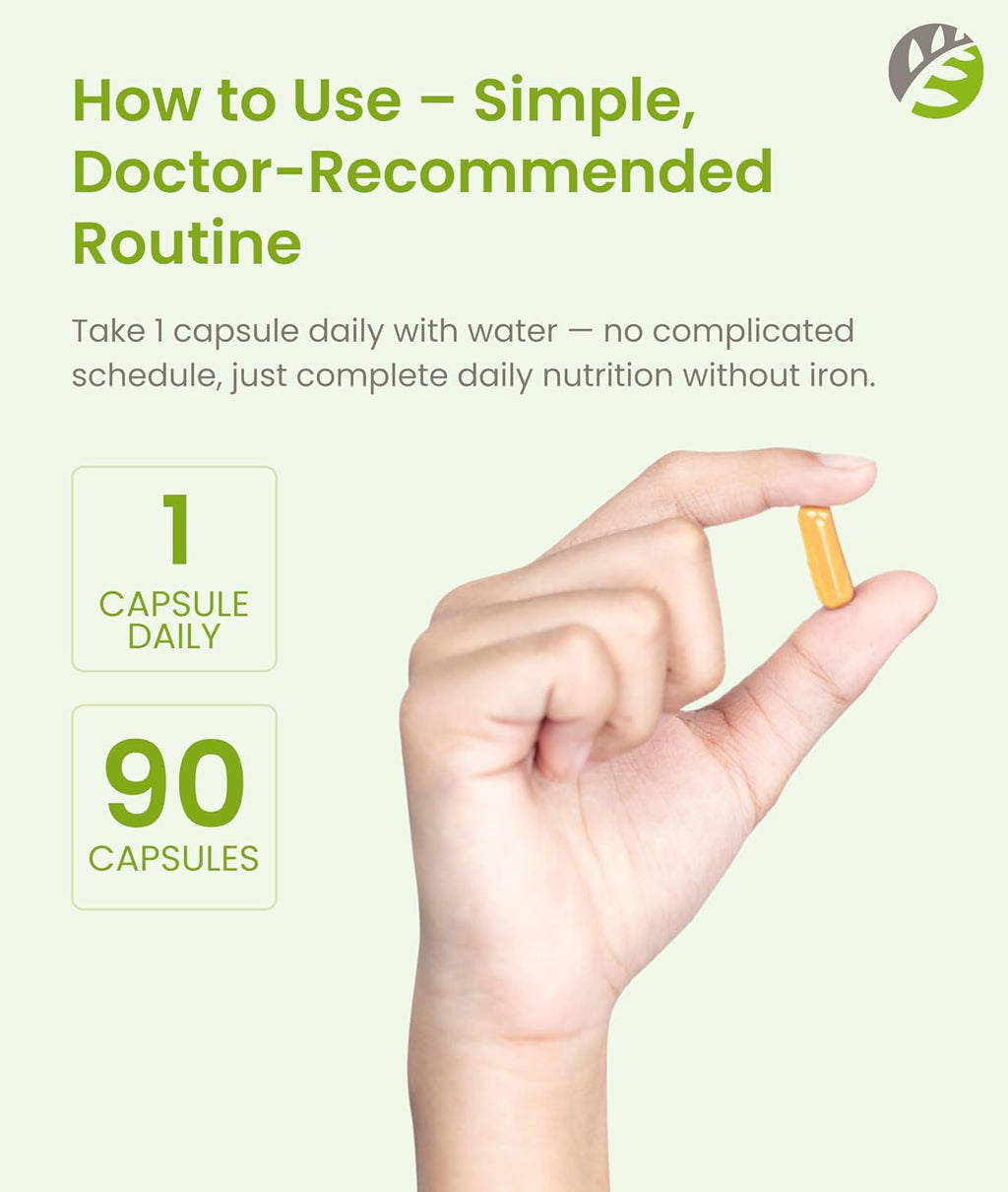 BariSlim Once Daily Multivitamínico Bariátrico Sin Hierro - 90 Cápsulas