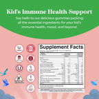 Natures Craft Kids Multivitamin Gummies - Multivitamínico Infantil en Gominolas con Vitaminas A, C, D3, E, B6 y B12, Zinc y Yodo - Fórmula Masticable para la Salud Infantil - 60 Recuento