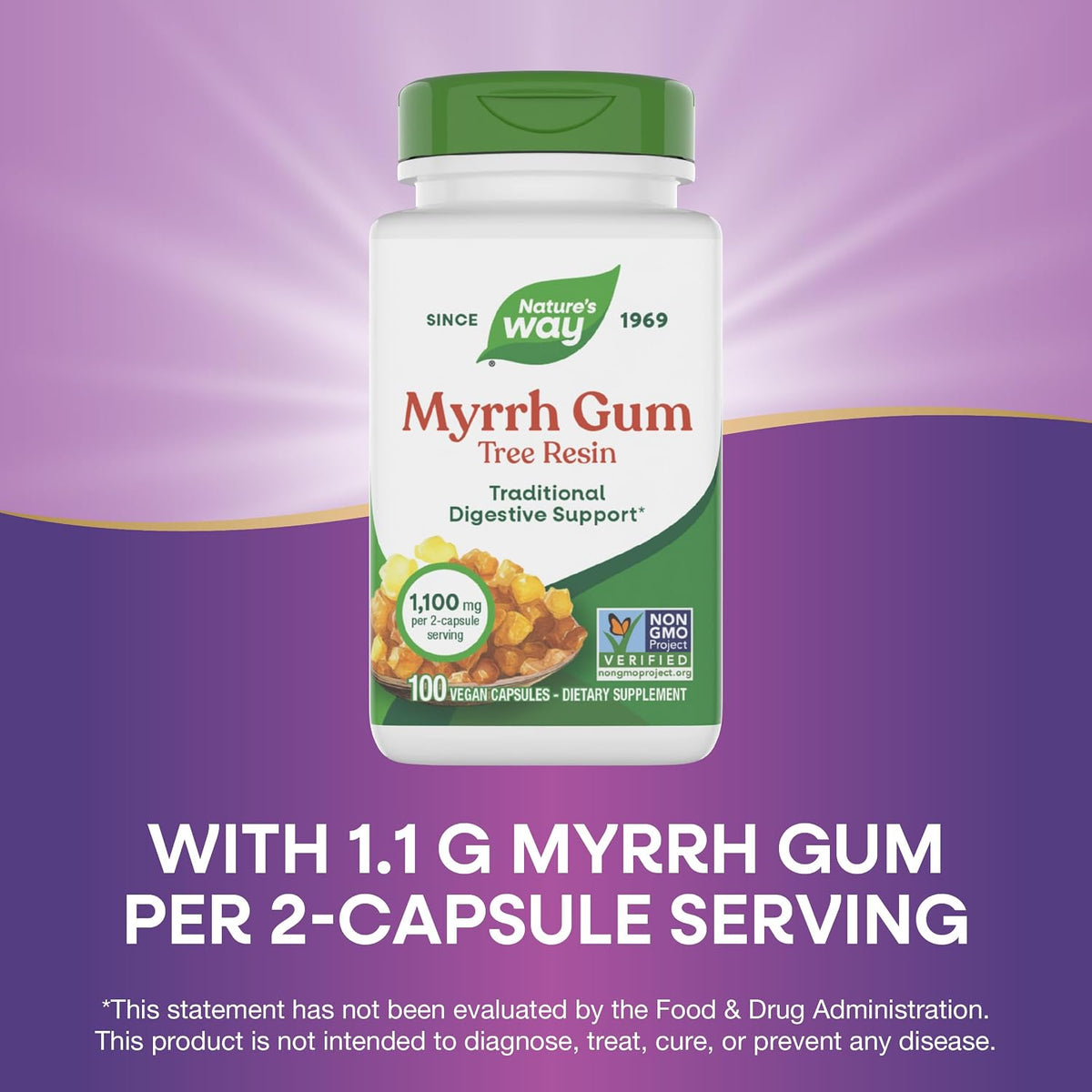 Nature's Way Myrrh Gum Tree Resin Capsules – Apoyo Digestivo Tradicional – Image 4