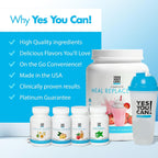 Yes You Can! Transformation Kit - Kit Completo de Sustitución de Comidas y Suplementos (Sabor Fresa)