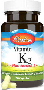 Carlson Vitamina K2 MK-4 (Menatetrenona) - 60 Cápsulas