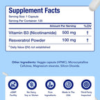 NasaBeahava Nicotinamida 500 mg con Resveratrol