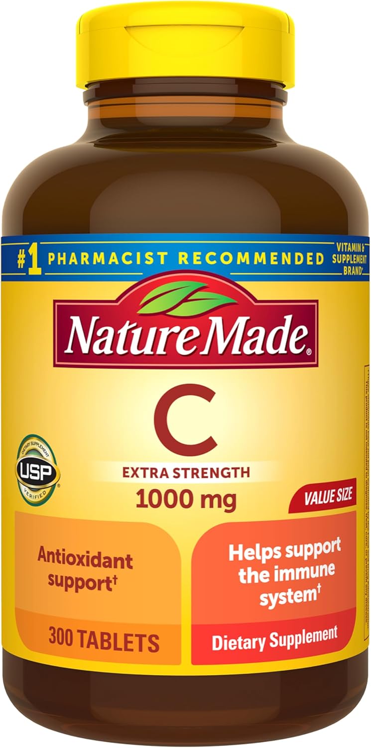 Nature Made Vitamina C Extra Fuerte 1000 mg - 300 Tabletas