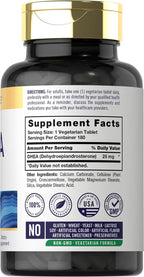 Carlyle DHEA 25 mg 180 Comprimidos | Suplemento para Mujeres y Hombres