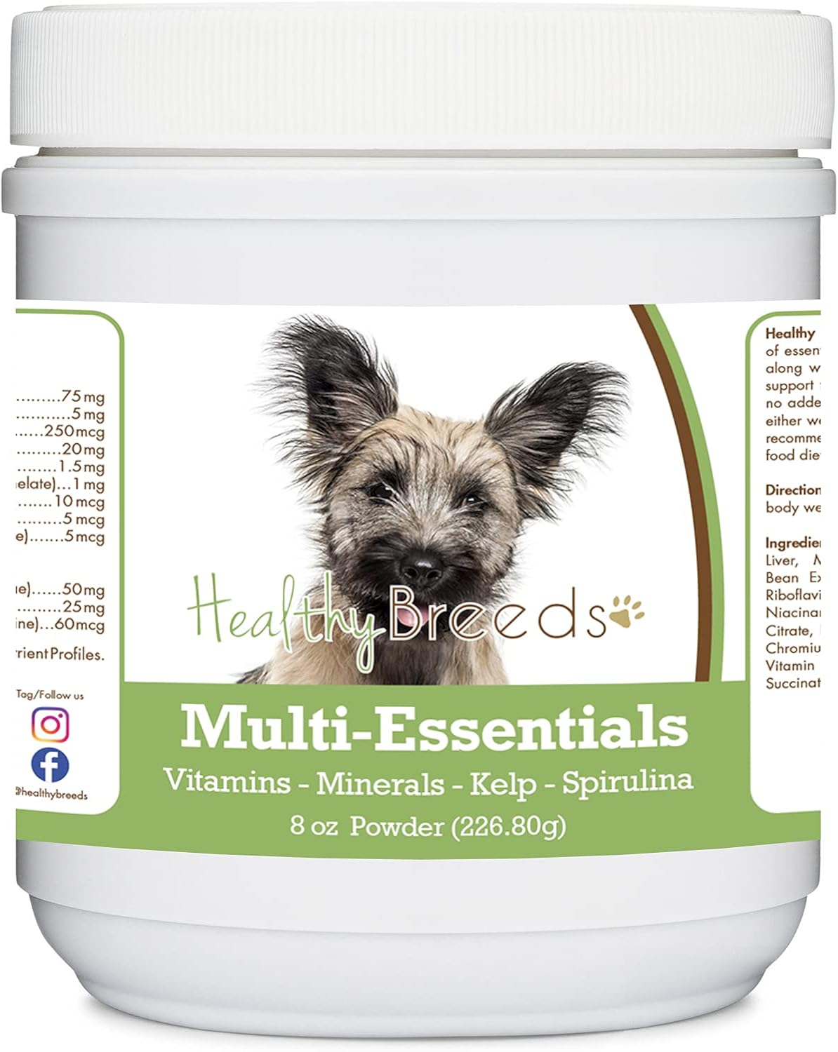 Healthy Breeds Skye Terrier Multi-Essentials Powder for Dogs - 8 oz