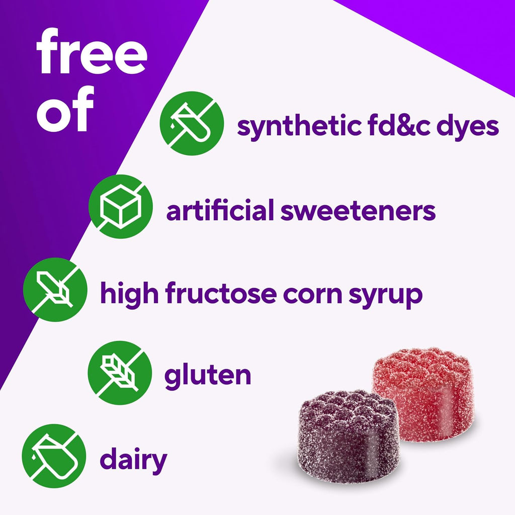Vitafusion Multivitamínico en Gominolas para Hombres, Sabor Berry, 120 unidades (60 días)