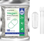 Cápsulas Vacías Veganas Tamaño 000 - 100 Unidades