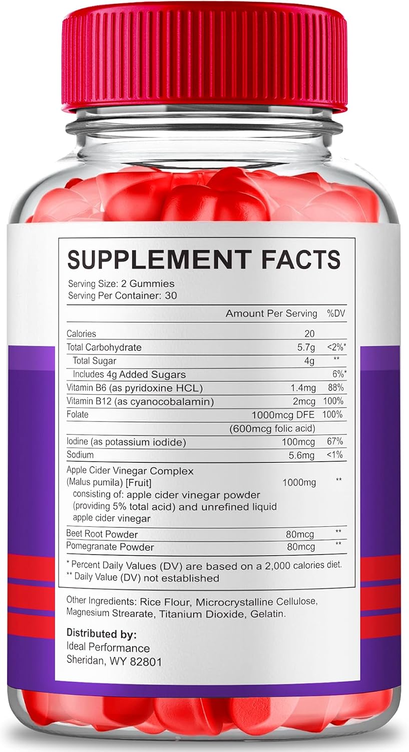Keto Glow ACV Gummies, Gominolas Keto con Vinagre de Manzana - Fórmula Avanzada (3 Paquetes)