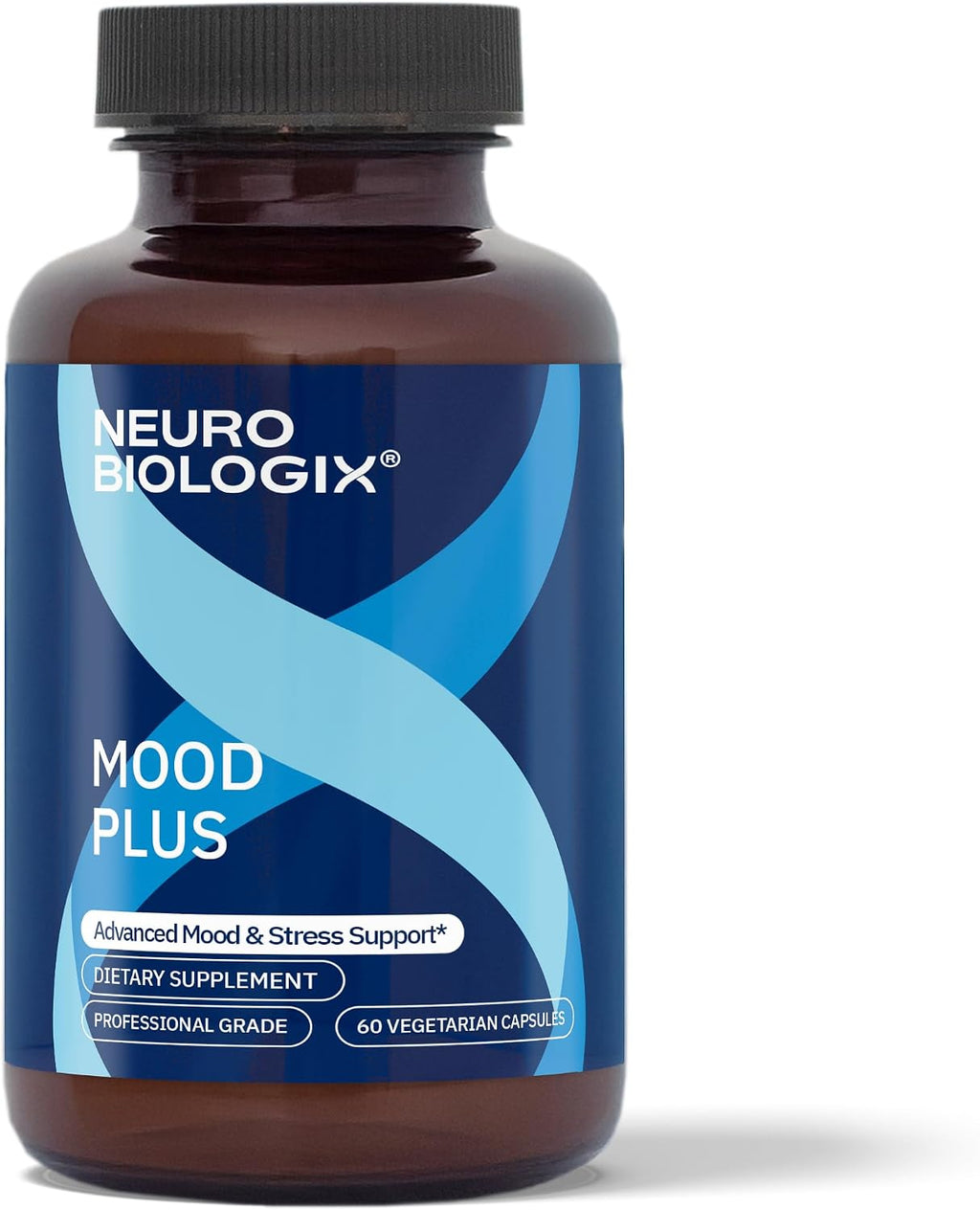 Neurobiologix Mood Plus: 60 Capsules with GABA, 5-HTP, Ashwagandha, and Magnesium for Emotional Balance