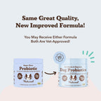 Natural Dog Company Probióticos para Perros – Masticables con 1B UFC, Cepas Microencapsuladas, Prebióticos y Enzimas para la Salud Digestiva, 45 unidades