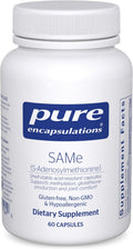 Pure Encapsulations SAMe S-Adenosilmetionina 200 mg - 60 Cápsulas - Apoyo Articular y Producción de Glutatión - Sin Gluten y No GMO