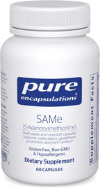 Pure Encapsulations SAM-e S-Adenosylmethionine - 60 Cápsulas