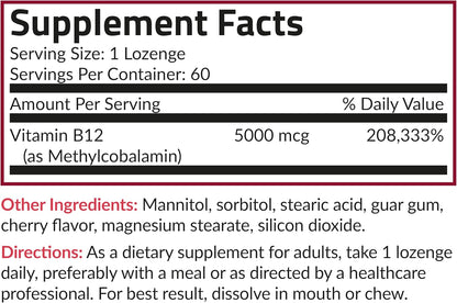 Futurebiotics Methyl B12 5000 mcg – Personas con fatiga crónica: Aquellos que experimentan cansancio persistente – Image 8