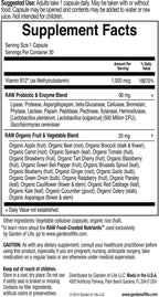 Garden of Life Vitamin Code RAW B12 - 1000 mcg, 30 Cápsulas Vegetarianas