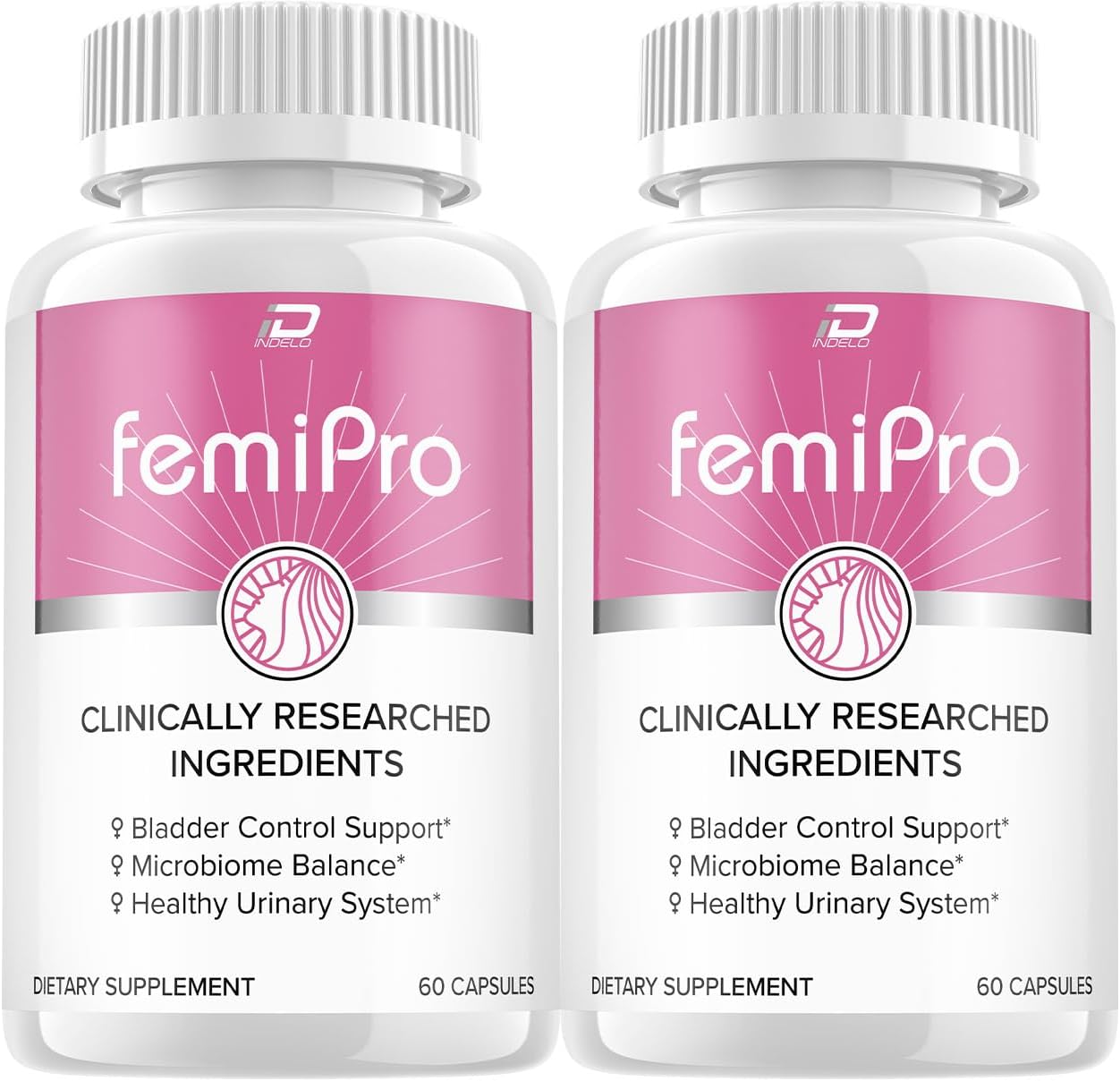FemiPro Suplemento Probiótico - 120 Cápsulas (2 Envases)