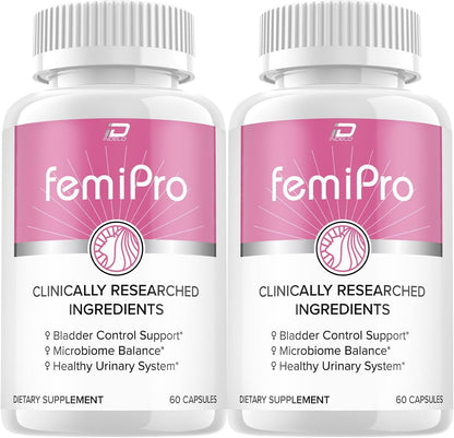 FemiPro Suplemento Probiótico - 120 Cápsulas – Contribuye al equilibrio de la flora vaginal: Los lactobacilos – Image 1