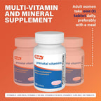 Rugby Prenatal Vitamins - Suplemento Multivitamínico y Mineral - 100 Tabletas (Pack de 3)