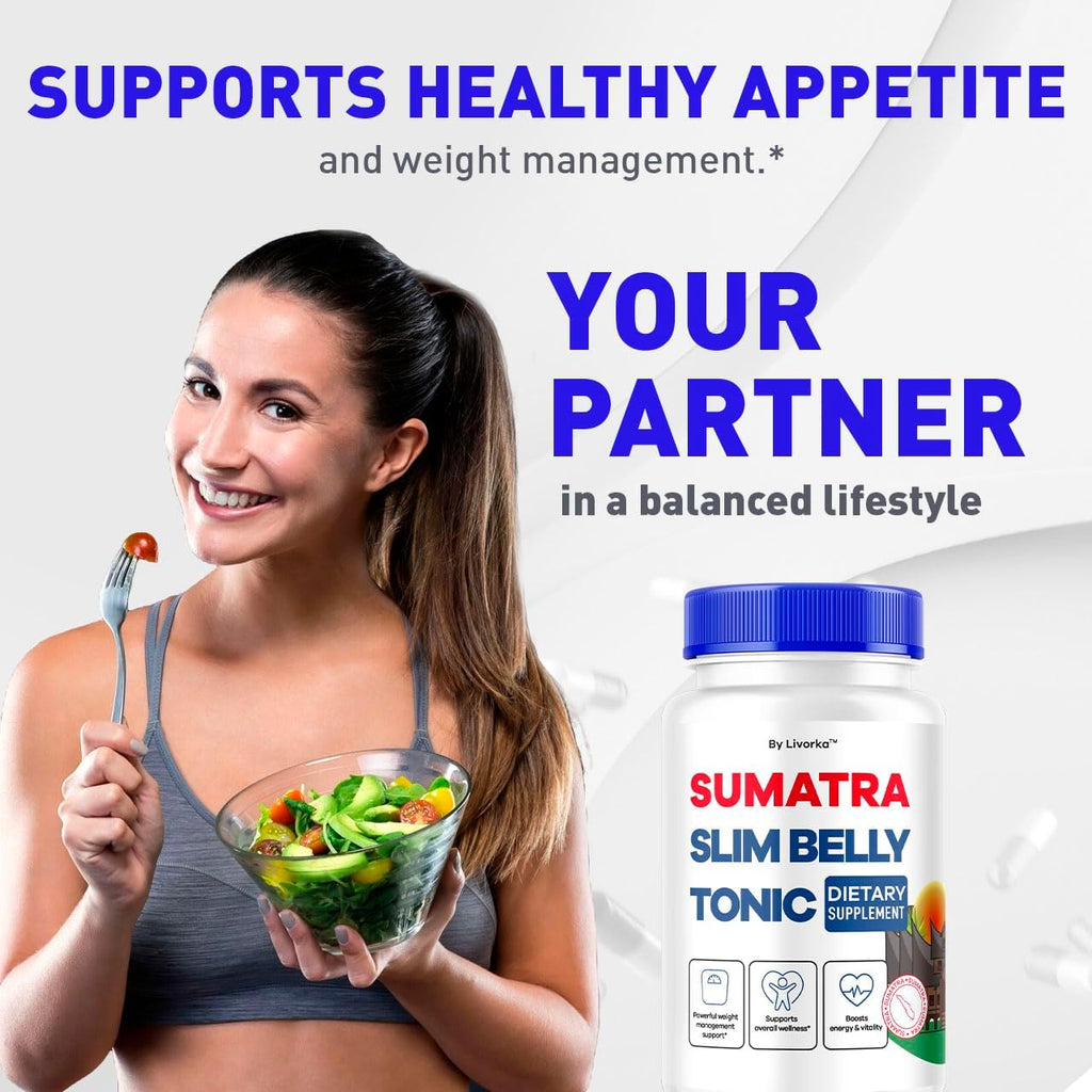 Sumatra Slim Belly Tonic - Complemento Alimenticio en Cápsulas, 60 Cápsulas