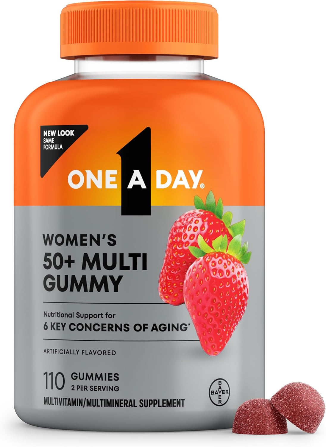 One A Day Multivitamínico Gummy para Mujeres 50+ - 110 Gominolas