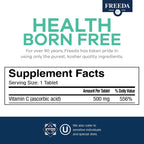 FREEDA Vitamina C Vegana 500mg – 250 Comprimidos