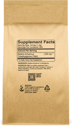 PURE ORIGINAL INGREDIENTS Trimetilglicina (TMG) en Polvo - 907 g (2 lb) - Vegano y Sin Gluten