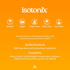 Isotonix Vitamin C Powder – 500 mg Vitamina C Tamponada con Beta Caroteno y Potasio, 90 porciones