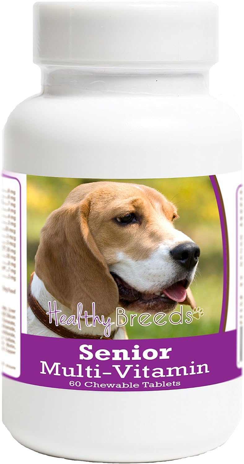 Healthy Breeds Beagle Senior Dog Multivitamin Tablets 60 Count
