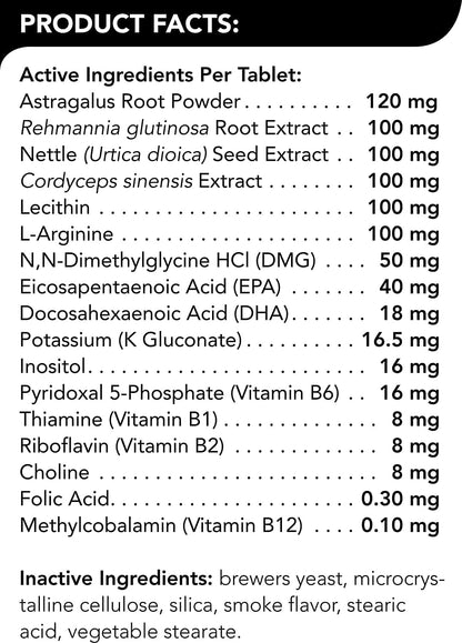 VetriScience Kidney Health - Comprimidos – Cordyceps (Cordyceps sinensis): Hongo adaptógeno que apoya la energía y – Image 4