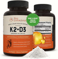 Live Conscious Vitamina K2 MK7 con D3 5000 UI - 60 Cápsulas Blandas
