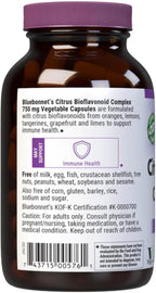 Bluebonnet Citrus Bioflavonoid Complex 750 mg - 90 Cápsulas Vegetales