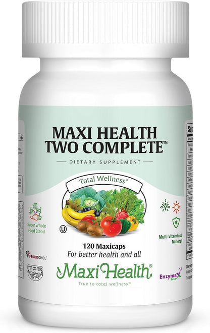 Maxi Health Multivitamínico Completo – 120 – Extracto de granada: Conocido por su alto contenido en antioxidantes, – Image 1