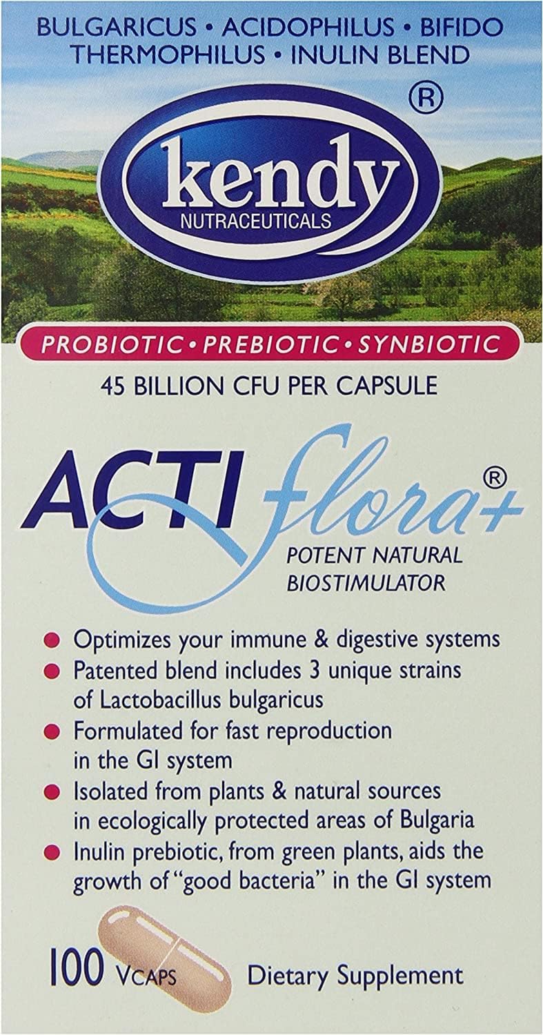 Actiflora+, Potent Natural Biostimulator, 100 Cápsulas Vegetales