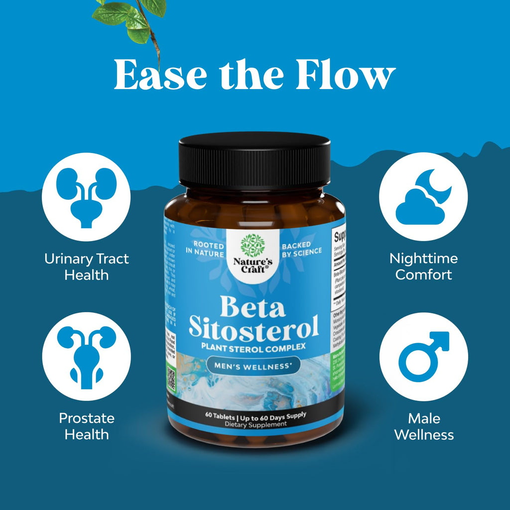 Complex de Esteroles Vegetales con Beta-sitosterol – 500mg – 60 Cápsulas