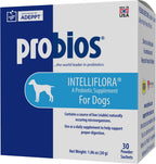 Probios Intelliflora Probióticos para Perros, Polvo Diario con Prebióticos, 200 Millones UFC/g, Sabor a Hígado de Pollo, 30 Sobres