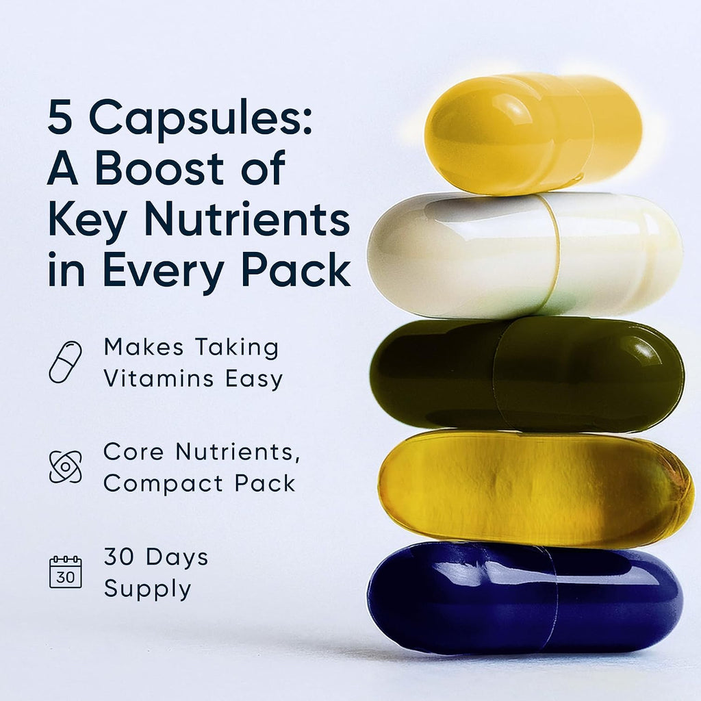 Planet 3 Vitamin Packs - Paquetes diarios de vitaminas para hombres y mujeres - 120 paquetes