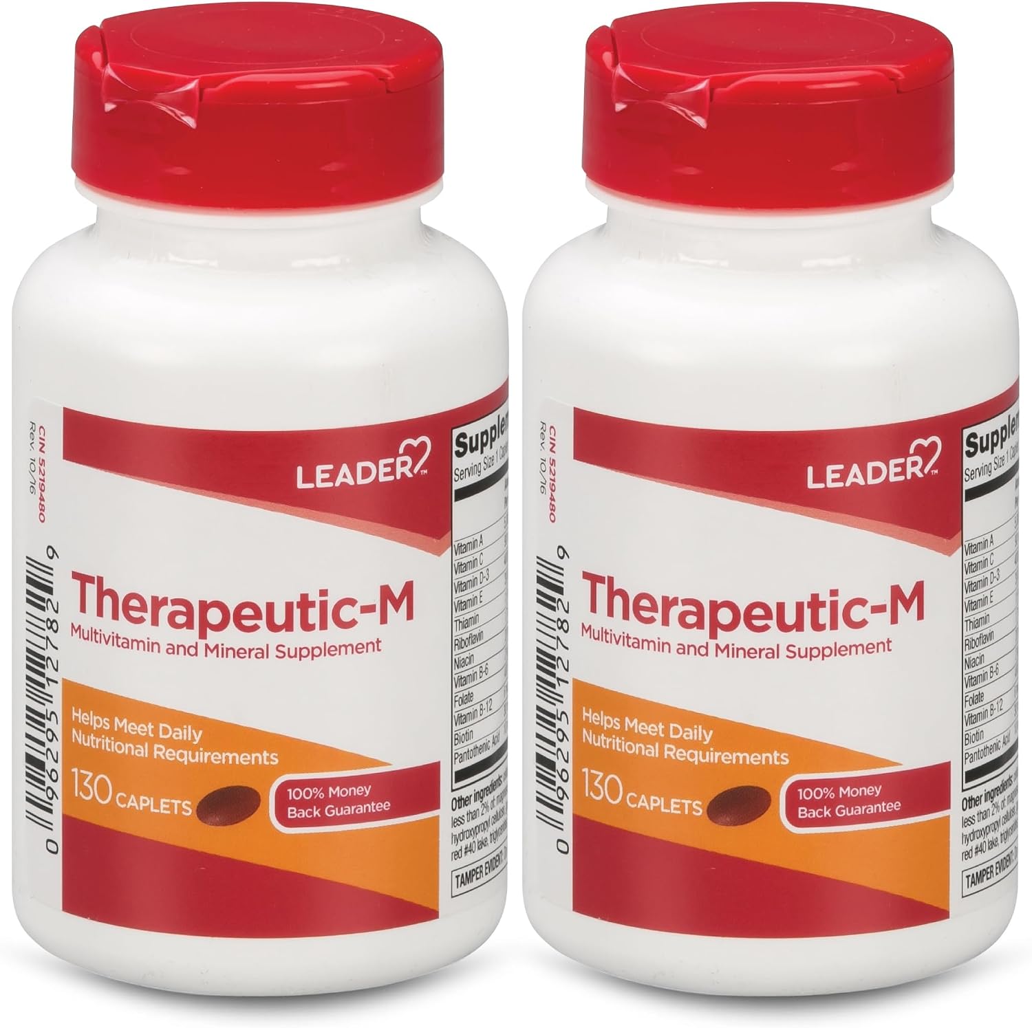 Leader Therapeutic-M Multivitamínico y Mineral - 130 Comprimidos