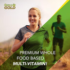 NaturesPlus Source of Life GOLD Multivitamin - 90 Comprimidos - Con Vitaminas D3, B12 y K2 - Apoyo para Sangre, Huesos y Sistema Inmunitario - Vegetariano y Sin Gluten - 30 Dosis