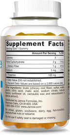 Jarrow Formulas L-Teanina 100 mg Gomitas, 60 gomitas sabor manzana