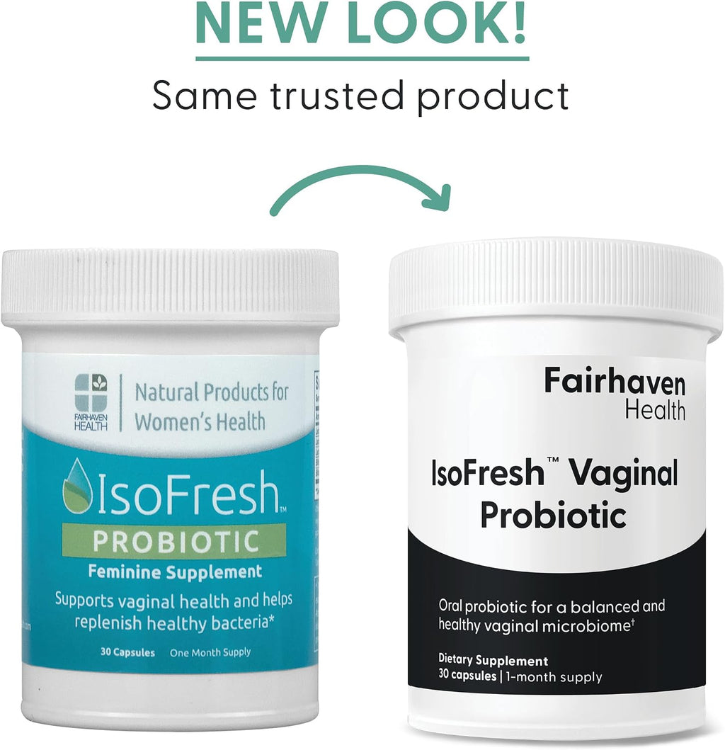 IsoFresh Probióticos Vaginales para Mujer – 30 Cápsulas