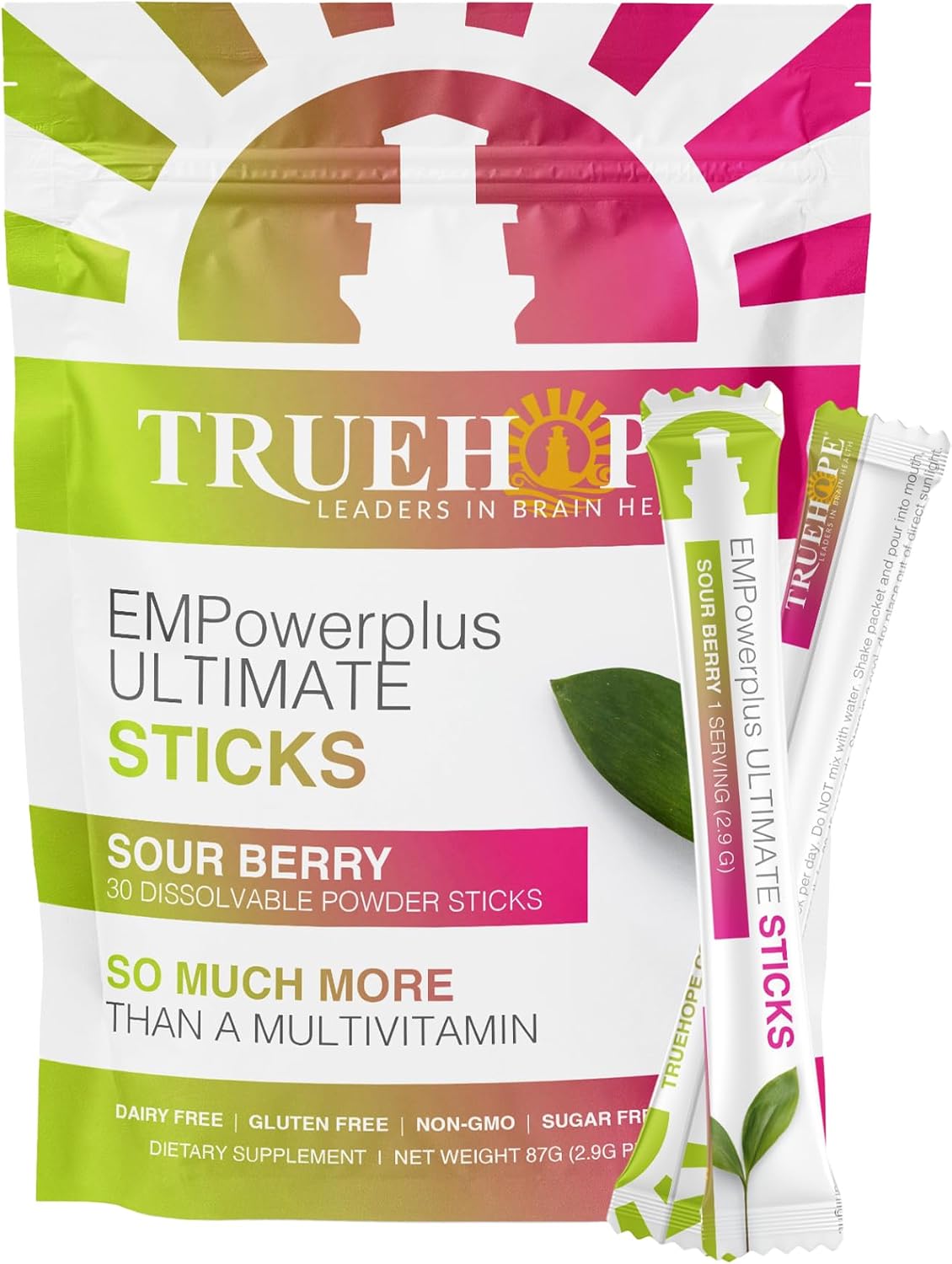 Truehope Multivitamínico Nootropic con Inositol - EMPowerplus Ultimate Sticks - 30 sticks (Tropical)