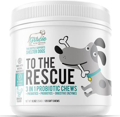 Probióticos para Perros Masticables – Apoyo – Mantener un tránsito intestinal regular – Image 1